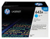 New, Pre-Owned - HP 643A Standard-Yield Cyan Laser Toner Cartridge, Q5951A