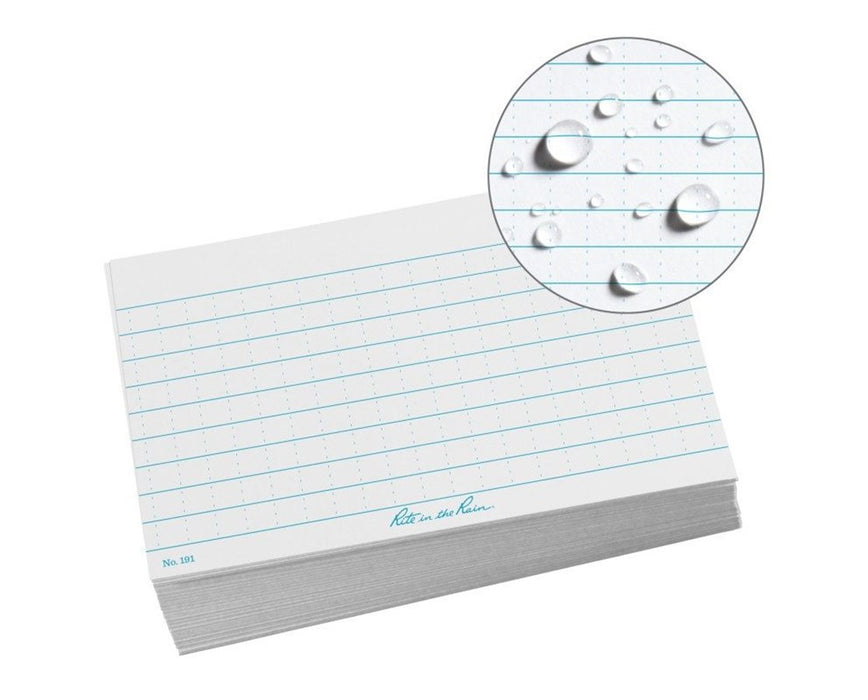 All-Weather Index Cards White