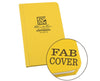 Pocket-Sized Fabrikoid Hard Cover Book Yellow
