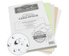 All-Weather Card Stock Paper 4-Color Set: White, Gray, Tan, Green