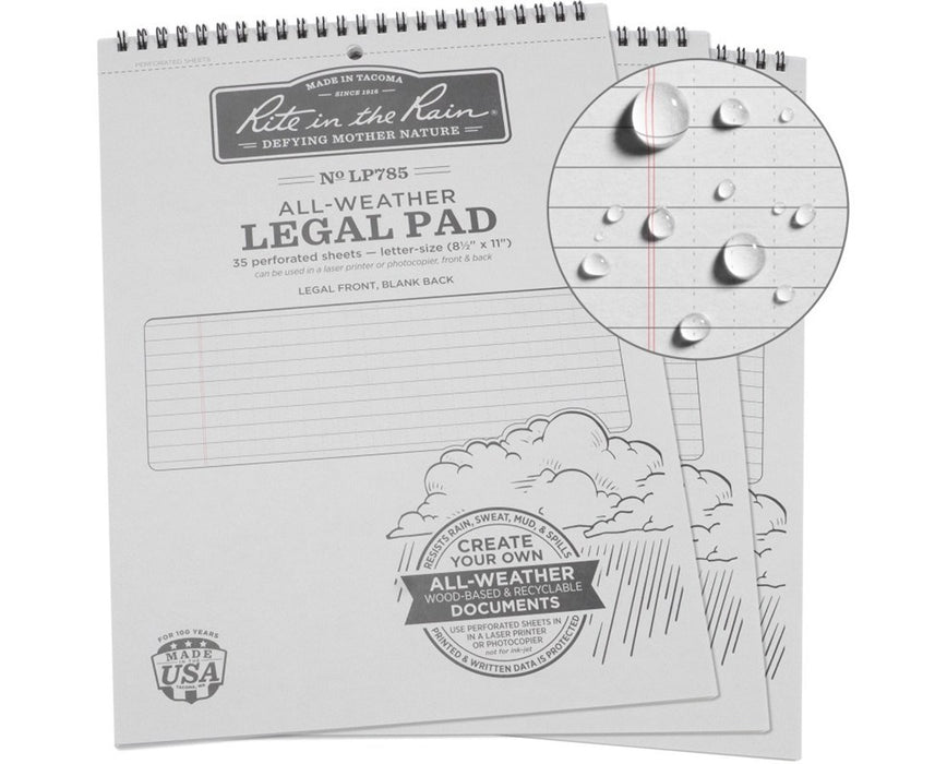 All-Weather Legal Pad (Pack of 3)