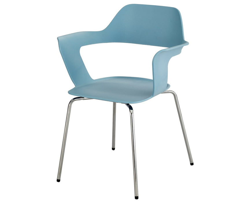 Bandi Shell Stack Chair (Qty. 2) Blue