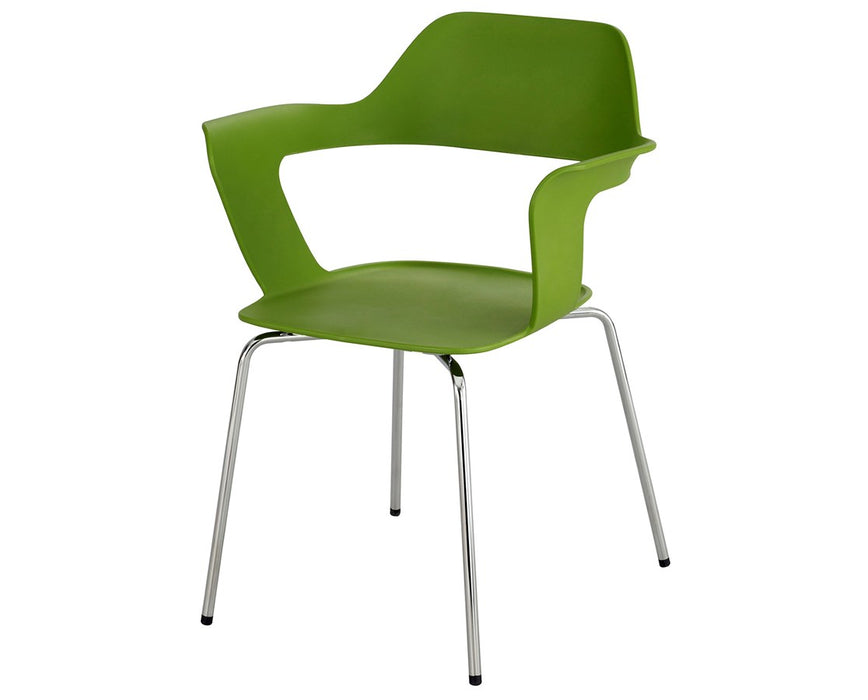 Bandi Shell Stack Chair (Qty. 2) Green