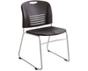 Vy Desk-Height Sled Base Chair (Qty. 2) Black