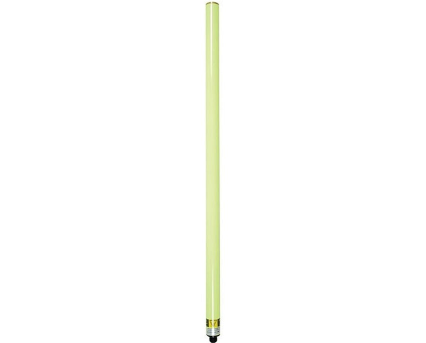 Fiberglass Pole Extension - 2 ft Length & 1" Outside Diameter - Flo Yellow