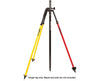 Bipod Conversion Assembly - Single Leg, Red