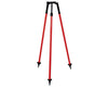 Crain Thumb Release Aluminum Survey Tripod, Red