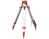 Aluminum Survey Tripod with Square Legs Quick Clamp Orange