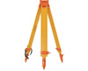 Birch Wood / Fiberglass Hybrid Survey Tripod wtih Twist-Lock, Orange