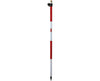 8.53' TLV & Twist Lock Aluminum Prism Pole w/ Adjustable Tip, Feet/10ths & Metric (Dual)