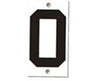 Crain Stream Gauge Number Plates - 0 Plate