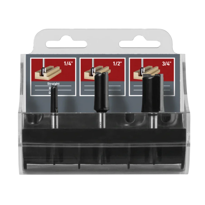 SKIL 91001 3pc Carbide Straight Set
