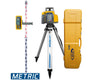 LL300N w/ HL450 Receiver, Alkaline Battery, Tripod & 15' Grade Rod (Metric), with Tripod Case