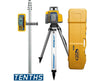 LL300S Self-Leveling Rotary Laser w/ HL450 Receiver, Alkaline Battery, Tripod, 15' Grade Rod (10ths) & All-in-One Case