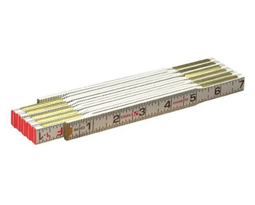 Type 600 Flat Scale Wooden Folding Ruler — Tiger Supplies
