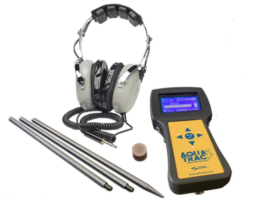 AquaTrac Acoustic Water Leak Detector w/ Plumbers (Stereo) Headphone
