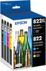 New, Pre-Owned - Epson T822XL/822 High-Yield Multi-Color (4-Pack) Ink Cartridge