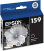 New, Pre-Owned - Epson 159 Standard-Yield Matte Black UltraChrome (Hi-Gloss 2) Ink Cartridge, T159820