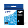 New, Pre-Owned - Epson 302 Cyan Ink Cartridge, T302220