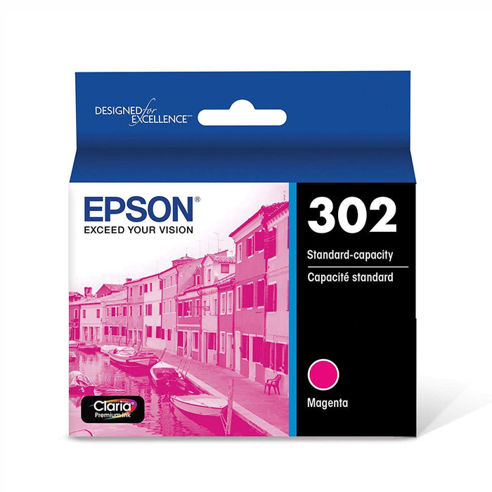 New, Pre-Owned - Epson 302 Magenta Ink Cartridge, T302320