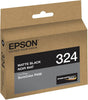New, Pre-Owned - Epson 324 Standard-Yield Matte Black UltraChrome HG2 Ink Cartridge, T324820