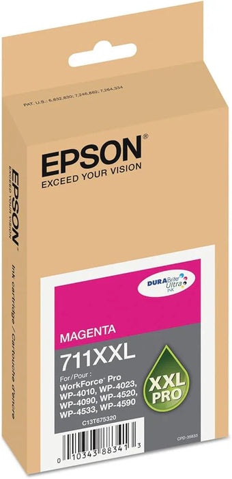 New, Pre-Owned - Epson 711XXL Extra High-Yield Magenta Ink Cartridge, T711XXL320