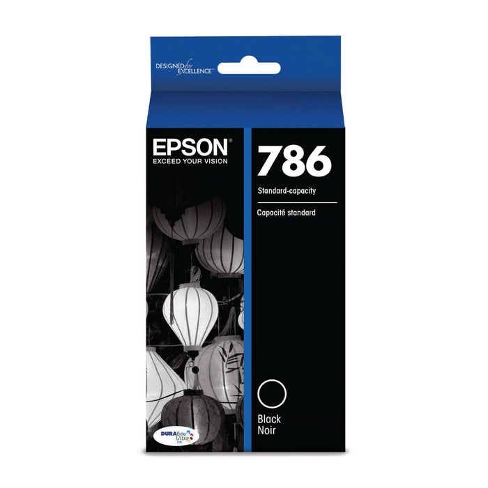 New, Pre-Owned - Epson 786 Standard-Yield Black Ink Cartridge, T786120