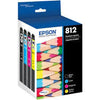 New, Pre-Owned - Epson 812 Standard Yield Multi-Color (4-Pack) Ink Cartridge T812120-BCS