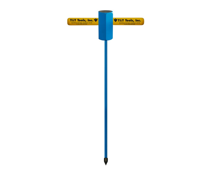 66" Striking Head Probe Standard Duty with 3/8" Round Rod and 3/8" Tip