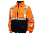 ANSI Compliant High Visibility Insulated Jacket Orange