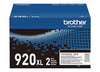 New, Pre-Owned - Brother TN-920XL High Yield Black Toner Cartridge- 2-Pack