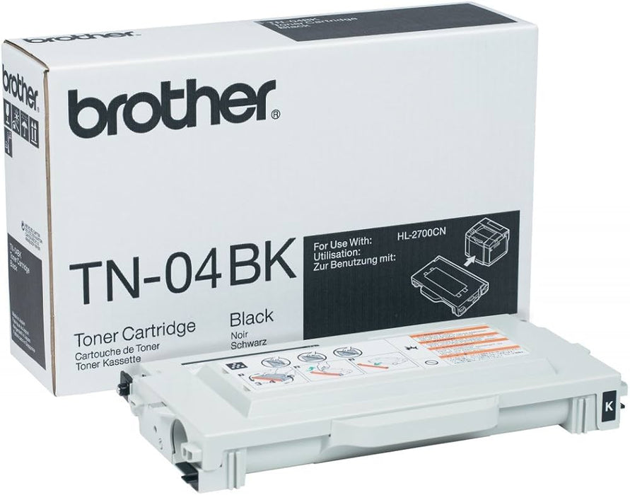 New, Pre-Owned - Brother TN04BK Black Laser Toner Cartridge