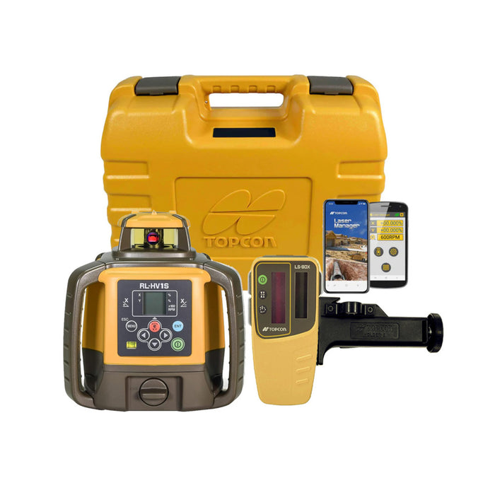 Topcon RL-HV1S Single Grade Laser w/ LS-80X Receiver - 1051612-08