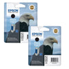 New, Pre-Owned -  - 2 Pack Epson T007 Black Ink Cartridges
