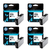 New, Pre-Owned - HP 920 (CD971AN) Black Ink Cartridges 4 Pack