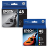 New, Pre-Owned - Epson T0489 Black, Cyan, Light Cyan, Magenta, Light Magenta, Yellow Ink Cartridges, Pack Of 6, T048920