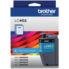 New, Pre-Owned - Brother LC402C Standard Yield Cyan Ink Cartridge