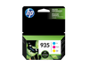 New, Pre-Owned - HP 935 Cyan, Magenta, Yellow Ink Cartridges-3 Pack, , N9H65FN#140
