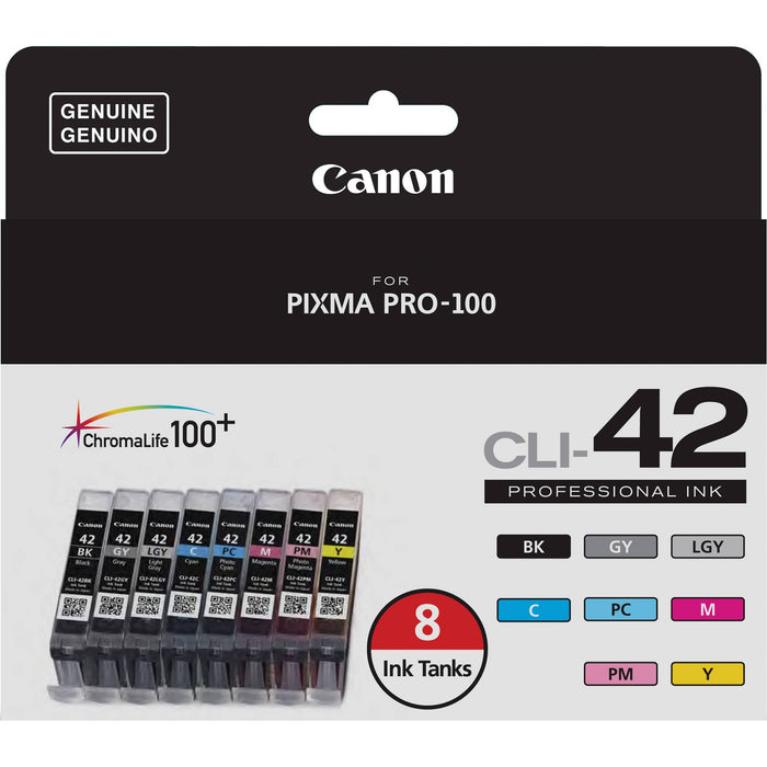 New, Pre-Owned - Canon CLI-42 8-Pack Ink Tank