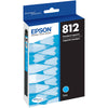 New, Pre-Owned - Epson 812 Cyan Standard Yield Ink Cartridge (T812220-S)