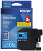 New, Pre-Owned - Brother LC105XXL Cyan Ink Cartridge