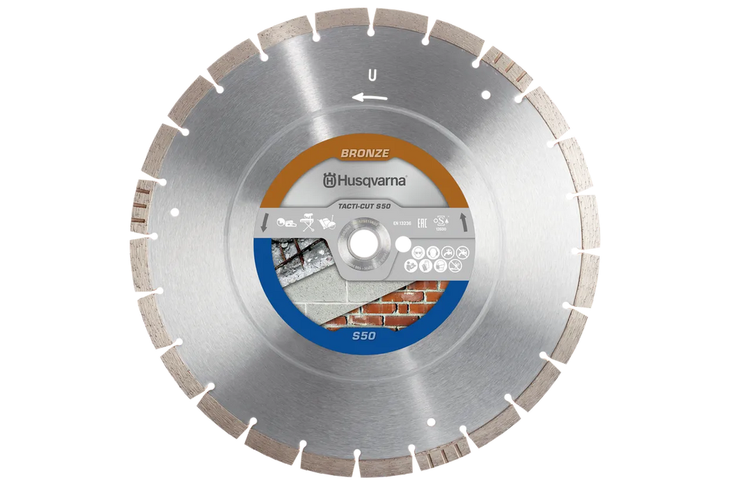 Husqvarna 582705202 TACTI-CUT S50 PLUS Blade Diameter Diamond Cutting Blade