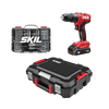 SKIL HD6280B-11 Brushless 20V Hammer Drill Kit, with 75-Pc. Drill & Drive Bit Set with Interlocking Case