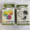 New, Pre-Owned - Dell Series 2 7Y743 Black and Color Ink Cartridges