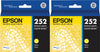 New, Pre-Owned - Epson 252 Yellow Ink Cartridge | 2 pack
