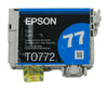 New, Pre-Owned - Epson 77 (T0772) Cyan Ink Cartridge
