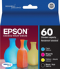 New, Pre-Owned - Epson 60 4 Pack Ink Cartridges