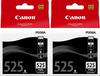 New, Pre-Owned - Canon PGI-525 Black Ink Cartridges- 2 Pack