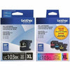 New, Pre-Owned - Brother LC103XL Black, Cyan, Magenta & Yellow Ink Cartridges
