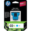 New, Pre-Owned - HP 02XL (C8730WN) Cyan Ink Cartridge